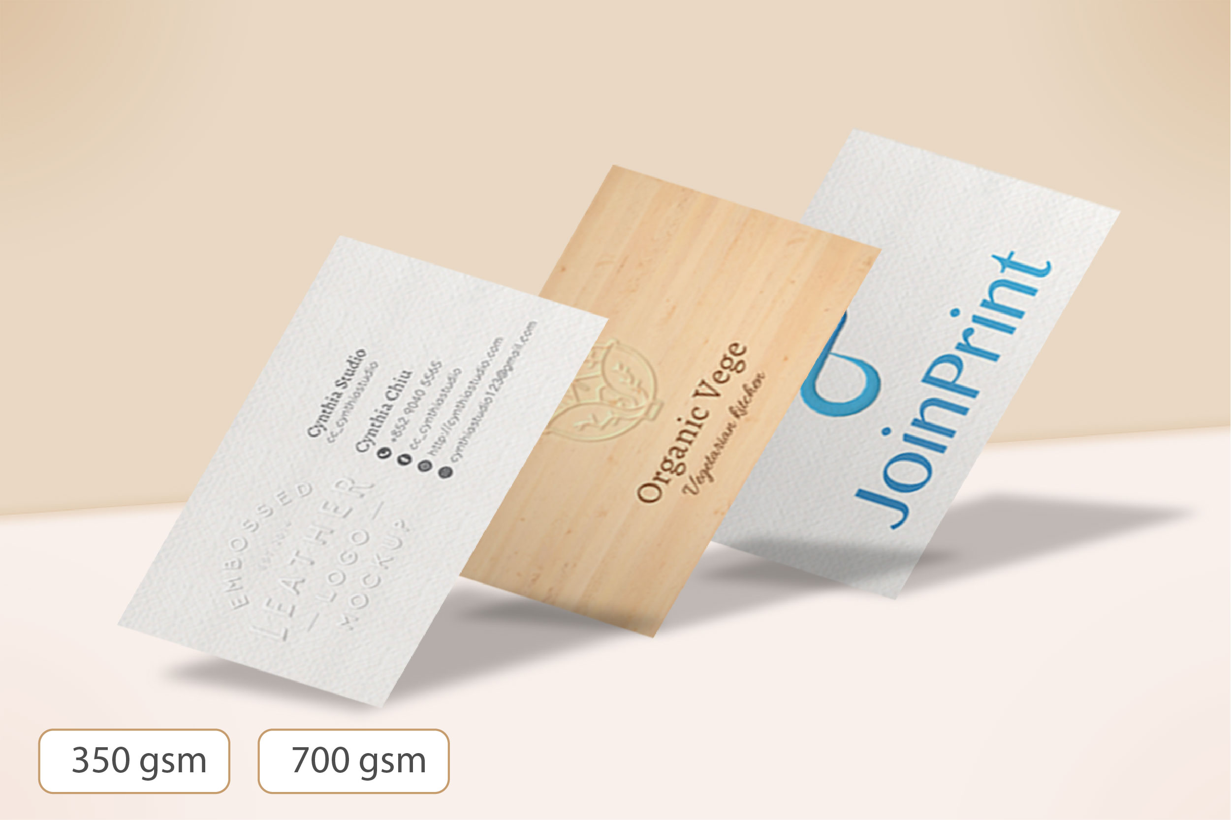 Embossed Business Cards